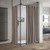 FLY HAWK Room divider curtain rod,Tension Shower Curtain Rods Rustproof Expandable Stainless steel no drilling 70-125 in Customizable for Bathroom,closet,windows,bedroom,living room,laundry room Black