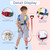 JXM Safety Harness Leash for Autism and Special Needs Child (3-6 yrs), Child Adjustable Elopement Harness with Emergency Grab Handle and Tether, Keep Active Autistic/ADHD Kids Safe and Free Outdoors
