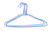 40pc Wire Hangers Galvanized Steel Metal Coat Clothes Hangers with Plastic Coating in Assorted Colors16 (40.5Cm) Wide - 13 Gauge