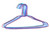 40pc Wire Hangers Galvanized Steel Metal Coat Clothes Hangers with Plastic Coating in Assorted Colors16 (40.5Cm) Wide - 13 Gauge