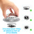 Aluvor Shower Drain Hair Catcher, Shower Drain Cover, Bathtub Drain Hair Catcher for Pop-Up & Regular Drains