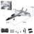 QuirkyGlee Rc Plane F-22, Stealth Raptor Remote Control Airplane 3 Channel Stunt Fighter with 3 Modes Xpilot Stabilization System Easy Fly for Beginners, Aircraft Toy Gift for Adults