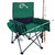 EASYGO PRODUCTS Fishing Chair with Rod Holder – Built in Cooler – Hands Free Fishing Pole Holder - Storage Pouch – Full Size Portable & Folding – Ruler for Measuring Fish, Fishing Chair Green