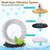 UPSKY 4PCS Replacement Filters for 8L/2.1Gal, 10L/2.6Gal and 12L/3.17Gal Round Dog Water Bowl