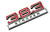2pcs 383 Stroker 6.2 Liter Engine Emblems Badge 3D Decals Stickers Cars Trucks (Chrome Red)