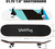 WhiteFang Skateboards for Beginners, Complete Skateboard 31 x 7.88, 7 Layer Canadian Maple Double Kick Concave Standard and Tricks Skateboards for Kids and Beginners (Simple Color)