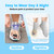 Pozpo Tech Hammer Toe Straightener Corrector Wrap for Women & Men, Hammer Toe Splint Support - 2 in package