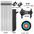 LWANO 42" Bow and Arrow Set for Kids, Archery Beginner Gift with 10 Arrows, 5 Target Face for Backyard Game (Black)