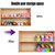 RISETEX Shoe Slots Organizer 24 Pack, Shoe Stackers for a Pair of Shoes,Adjustable Double Layer Stack Shoe Space Saver, 50% Space-Saving Storage Shoe Rack Holder for Closet Organization,White