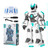 Remote Voice Control Large Robot: Intelligent Programmable Popular Science Story Toys with Gesture Sensing Presents for Kids