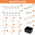 INCLY 278PCS Pegboard Accessories Organizer Kit, Peg Board Hooks Assortment with Bins for Organizing Various Tools, Fit 1/8 or 1/4 inch Pegboard for Hanging Storage, Garage Wall Attachments