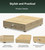 WELL WENG for Nespresso Original Capsules - Bamboo Coffee Pod Drawer Holder - 48 OriginalLine Pods Organizer (14.5"D x 11.7"W x 3.2”H)