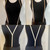 Suspenders Women, Women's Suspenders for Pants Under Clothes, Strong Clasps, Y-back Style, Butt Lifting Undergarment, Nude