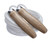 Champion Sports Heavyweight Nylon Ball Bearing Speed Jump Rope with Wood Handles, 8.5-Feet (Single)