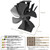 Nippon Denko ND-SEF02 Eco Fan, Air Circulation, Fireplace, Wood Stove, Petroleum Stove, No Power Supply, Quiet, Circulator, Eco Fan II, Black