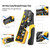 Cat7 RJ45 Crimping Tool, Cat 7 Cat6 Cat5 Pass Through Ethernet Crimping Tool Kit, Network Crimping Tool With Cable Tester, Multiply Stripper, Blades,50Pcs Cat 6 Connectors and Strain Relief Boots