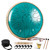 HOPWELL Steel Tongue Drum - 15 Note 12 Inch Tongue Drums - Percussion Instruments - Hand Pan Drum with Music Book, Drum Mallets and Carry Bag, D Major, Malachite Green