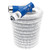 Pocket Hose Expandable Boat & RV White 50 Ft Hose Turbo Shot Nozzle Multiple Spray Patterns 3/4 in Solid Aluminum Lead-Free Fittings Lightweight and No-Kink