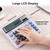 Comix Desktop Calculator Solar Battery Dual Power with 12-Digit Large LCD Display and Large Computer Keys Standard Function Calculator for Home Office School, White