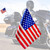 Motorcycle Flag 6x9 Motorcycle American Flag 6" x 9" Replacement Motorcycle US Flag Double Sided Sewing UV Coated Mini Flag