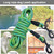 BTINESFUL 8ft 12ft 20ft 30ft 50ft 75ft Dog Tie Out Long Tether Rope Leash, Outdoor Yard Leash, Large Medium Small Dogs Training, Playing, Camping, Backyard (75 Foot, Green)