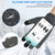Achiou Winter Gloves for Men Women, 2 Pairs Touch Screen Texting Warm Running Gloves Thermal Soft Knit Lining, Elastic Cuff