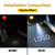 DZJJHK 2Pcs Never Fade Car Door Lights Logo Projector,LED Welcome Lights for Q50 Q60 Q70 G25 G37 QX50/56/60/70/80 M25/35/37/45/56 FX35/37/45/50 EX25/35/37 Ghost Shadow Lamp