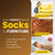 48 Pcs Brown Premium Chair Leg Socks Protectors for Hardwood Floors - Not Falling Off - Easy to Put On - Fits Round and Square Legs - High Elastic Bar Stool Leg Covers - Furniture Pads for All Shapes 48 Pcs Brown Premium Chair Leg Socks Protectors for Hardwood Floors - Not Falling Off - Easy to Put On - Fits Round and Square Legs - High Elastic Bar Stool Leg Covers - Furniture Pads for All Shapes
