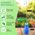 Dreyoo Squeeze Bottle for Hanging Plants, 19" Long Spout Plant Watering Bottle, Easy Squeeze Indoor/Outdoor Watering Can Alternative, Precise Sprinkling for Hanging Baskets, Houseplants, 8oz(Blue)