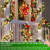 Remote Control - 18FT Long Prelit Outdoor Christmas Garland 100 Warm White & Colorful Lights Timer 8 Modes Thick 460 Branches 15 Pinecone 165 Berry Christmas Cedar Garland for Stairs Porch Front Door