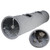 Terunat Cat Tunnel for Indoor Cats, 51×12 inch Foldable Big Cat Tunnel, Grey Suede Pet Tunnels with Two Peepholes and a Bubble Ball