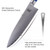 SAMCOOK Damascus Chef Knife - 8 Inch Professional Sharp Gyuto Knife - Japanese VG-10 High Carbon Stainless Steel Kitchen Cooking knife - Ergonomic Blue Resin Wood Handle with Gift Box
