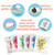 Meowgool Adhesive Eye Patches for Kids with Lazy Eye, 30+3 Bonus Patches, Bandages for Amblyopia 6 Fun Girls Designs, 1 Stickers Incentive Poster (Regular Size)