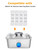SIBAYS Dog Water Fountain Filter Replacement, 4Gal/15L Pet Fountain Filters, Made of Activated Carbon and PP Cotton, 8 Pet Water Fountain Filters, 8 Pre-Filter Sponge with 8 Pump Sponge(Model: L05) SIBAYS Dog Water Fountain Filter Replacement, 4Gal/15L Pet Fountain Filters, Made of Activated Carbon and PP Cotton, 8 Pet Water Fountain Filters, 8 Pre-Filter Sponge with 8 Pump Sponge(Model: L05)