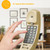 AT&T TRIMLINE 210 Corded Home Phone, No AC Power Required, Improved Easy-Wall-Mount, Lighted Big Button Keypad, 13 SpeedDial Keys, Last Number Redial, Mute, Flash, Volume Control, Beige AT&T TRIMLINE 210 Corded Home Phone, No AC Power Required, Improved Easy-Wall-Mount, Lighted Big Button Keypad, 13 SpeedDial Keys, Last Number Redial, Mute, Flash, Volume Control, Beige
