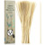 LIVAIA Wooden BBQ Skewers: 120 x Premium Bamboo Barbecue Skewers and Kebab Skewers Wood Extra Long - Wooden Skewers for Crafts - Round Wooden Skewers - Wooden Stick 11.4in - Bamboo Grill Skewers