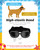 Lewondr Dog Sunglasses Small Breed Goggles UV Protection,Goggles for Small Dogs Eye Wear Protection with Adjustable Strap Windproof Anti-Fog Sunglasses for S-mall Doggy Doggie Glasses,Black