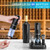 Moocoo Electric Wine Opener with Charging Base, Cordless Electric Wine Bottle Opener with 2-in-1 Aerator &Pourer, Foil Cutter, 2 Vacuum Preservation Stoppers, Display Charging Station for Easy Storage
