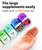 Extra Large Weekly Pill Organizer - XL Vitamin Holder with 7 Detachable AM PM Compartments - Portable Medicine Dispenser for Home and Travel, Big Supplement Container for Weekly or Daily Use, Rainbow