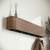 Kazai. Wall-Mounted Coat Rack 'Toke' - Modern Design Coat Rack with Hidden Wall Hooks - Solid Wood Veneer Panel Coat Hanger - Walnut Kazai. Wall-Mounted Coat Rack 'Toke' - Modern Design Coat Rack with Hidden Wall Hooks - Solid Wood Veneer Panel Coat Hanger - Walnut