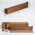 Kazai. Wall-Mounted Coat Rack 'Toke' - Modern Design Coat Rack with Hidden Wall Hooks - Solid Wood Veneer Panel Coat Hanger - Walnut Kazai. Wall-Mounted Coat Rack 'Toke' - Modern Design Coat Rack with Hidden Wall Hooks - Solid Wood Veneer Panel Coat Hanger - Walnut