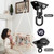 Hammock Hanging Kit,Hanging Chair Hardware 360°Rotating 1200 lb Capacity Hammock Hooks Heavy Duty,Hammock Chair Hanging Kit & Swing Ceiling Hook Snap for Hammock Chair Stand,Seat, Tree,Yoga,Gym(Black)