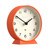 NEWGATE® M Mantel Echo Desk Clock | Modern Round Design | Pumpkin Orange | Easy to Read Numbers | Contemporary Style for Desk, Table, Shelf or Bedside