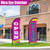 Buryeah 2 Sets Now Open Flag Banner for Business Advertising 7 ft Feather Flag Sign with Flagpole Ground Stake Portable Bag (Purple)