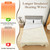 Electric Heated Blanket Queen Size, Fast Heating Soft Flannel Heated Blanket 84x90 inch with 8H Timer, 6 Heating Levels, Machine Washable, ETL & FCC Certified (Beige)