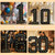 4FT Marquee Light Up Numbers, Black Giant Marquee Number Big Mosaic Number for 30th Birthday Party Decorations Backdrop 30 Anniversary Decor, Pre-Cut Frame Large Number 30