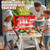 2025 Kids Kitchen Playset Toy Grill BBQ with Smoke Light Pretend Play Food Toys Cooking Set 2-Layer Barbecue Gifts for Toddler Boys Girls 3-5 6 7