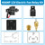 Ronybuy Electric Fan Relay Kit 40 AMP Automotive Relay Thermostat Switch Kit for Radiators Fans Temperature Sensor Switch 185 On 175 Off, Waterproof 12V Electric Cooling Fan Relay Switch Wiring Kit
