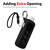Fretime Silicone Protective Case for Bousnic Dog Shock Collar 650 Remote with Carabiner and Strap (Black)