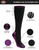 Dickies Women's Dri-Tech Essential Moisture Control Crew Socks, Available in S-XL (6, 12, Knee-Hi Black Assort (6 Pairs), Medium